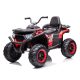 ATV SuperOffroad 140W 12V, RC elektromos kisautó - Piros/Fekete