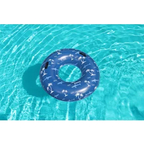   Kółko do pływania Rekiny niebieskie BESTWAY 119cm Winyl + 2 uchwyty