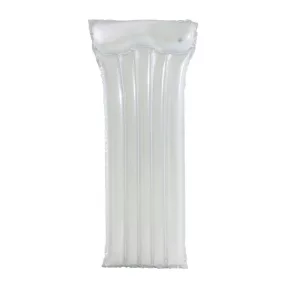   Materac Kolorowy Plażowy Przezroczysty 183 x 76cm BESTWAY Srebrny