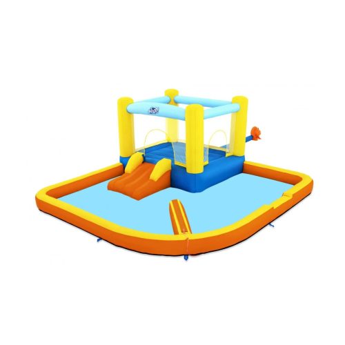 Aquapark BESTWAY felfújható játszótér, medence, 3-8 éveseknek, 365x340x152cm - Színes