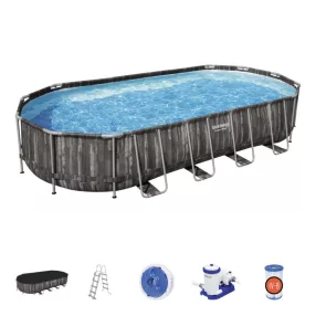   Basen stelażowy Power Steel 732x366x122cm 24x12FT BESTWAY 7w1 Akcesoria