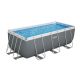 Basen stelażowy Power Steel 412x201x122 13x6FT BESTWAY 5w1 + Pompa piaskowa