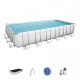 Basen stelażowy Power Steel 732x366x132 24x9FT BESTWAY 6w1+ Pompa piaskowa
