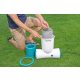 Filtrująca Pompa basenowa ze Skimmerem Skimatic FlowClear 3974l/h BESTWAY + Filtr wymienny