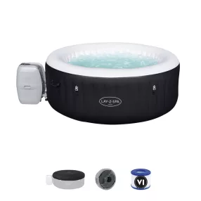   Miami Lay-Z-Spa Dmuchane Spa BESTWAY 4-osobowe + Pompa z panelem + Filtr