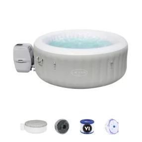   Tahiti Lay-Z-Spa Pompowane Spa BESTWAY 4-osobowe + Pompa + Filtr + Pokrywa