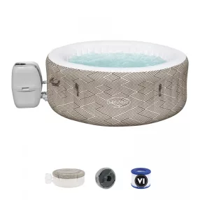   Madrid Lay-Z-Spa Jacuzzi do ogrodu BESTWAY 4-osobowe + Pompa z filtrem + Pokrywa
