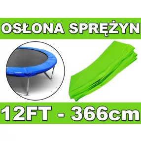   Kołnierz ochronny na sprężyny SkyRamiz Zielony do trampoliny ogrodowej 366cm/12FT