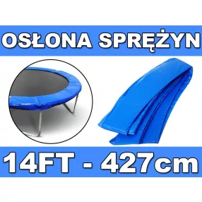   Kołnierz ochronny na sprężyny SkyRamiz Niebieski do trampoliny ogrodowej 427cm/14FT