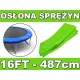 Kołnierz ochronny na sprężyny SkyRamiz Zielony do trampoliny ogrodowej 487cm/16FT