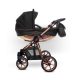 Babyactive Mommy Glossy Rose Gold multifunkciós 3in1 babakocsi - fekete