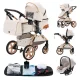 Bora Baby BELLISSIMA II. 3in1 babakocsi táskával- Fehér