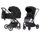 Carrello Alfa 2in 1 multifunkciós babakocsi - CRL-6507 - Midnight Black