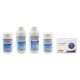 Zestaw 5w1 Chemii do czyszczenia Basenów BESTWAY + Chlortix T + Floktix + Glon Fighter I + Minus pH + Paski testowe