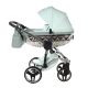 Junama Hand Craft Glitter 3in1 multifunkciós babakocsi - Menta/Ezüst