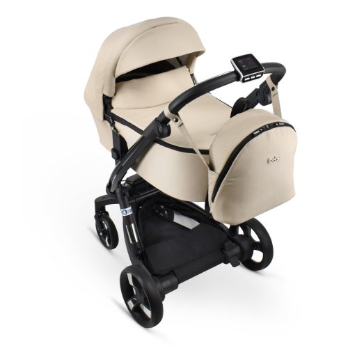 iBebe iSTOP&DRIVE multifunkciós babakocsi - Beige textile