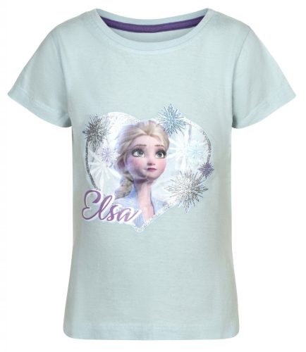 Disney Jégvarázs Elsa gyerek rövid póló, felső 3 - 4 év / 98 - 104 cm