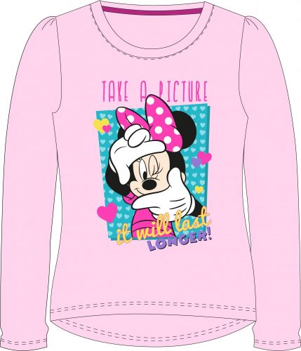 Disney Minnie Take a Picture gyerek hosszú póló, felső 6 év / 116 cm