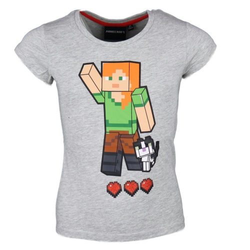 Minecraft Grey gyerek rövid póló, felső 5 év / 110 cm