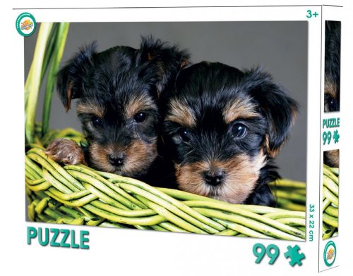Kutyás Yorkie puzzle 99 db-os