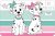 Disney 101 Siblings Kiskutya tányéralátét 43x28 cm