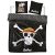 One Piece Skull dupla, kétszemélyes ágyneműhuzat 240×220cm, 65x65 cm