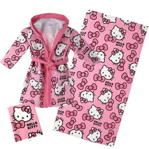 Hello Kitty Bow fürdőszobai szett 3 - 4 év / 98 - 104 cm