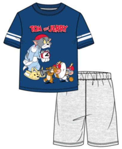 Tom és Jerry Alarm gyerek rövid pizsama 5 - 10 év / 110 - 140 cm