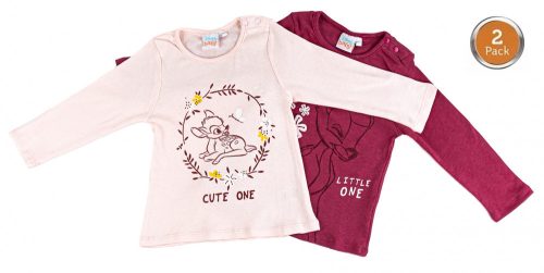 Disney Bambi Cute One baba póló, felső 2 db-os 62/68 cm