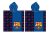 FC Barcelona Blue strand törölköző poncsó 60x120 cm