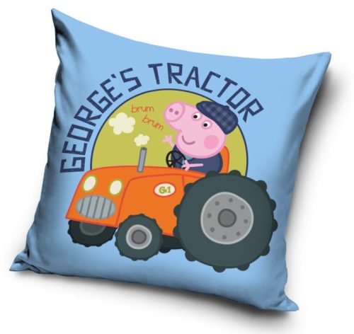 Peppa malac Tractor párna, díszpárna 40 x 40 cm