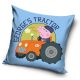 Peppa malac Tractor párna, díszpárna 40 x 40 cm