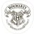 Harry Potter White Crest formapárna, díszpárna 34x36 cm