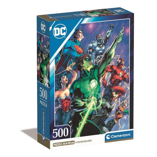 Az Igazság Ligája Rising 500 db-os Compact puzzle Clementoni