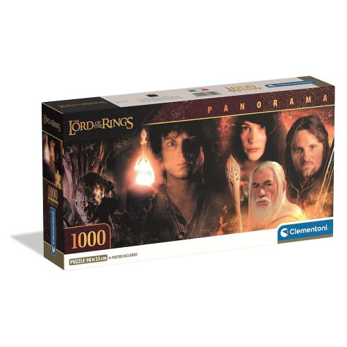 A Gyűrűk Ura Mission 1000 db-os panorama Compact puzzle Clementoni