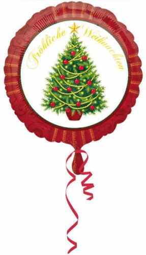Karácsony Tree fólia lufi 43 cm