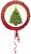 Karácsony Tree fólia lufi 43 cm