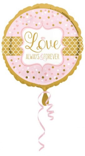 Love Always fólia lufi 43 cm