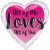 Love All of You fólia lufi 43 cm