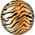 Tigris csíkos Safari gömb fólia lufi 40 cm