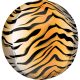 Tigris csíkos Safari gömb fólia lufi 40 cm