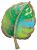 Pálmalevél Green fólia lufi 76 cm