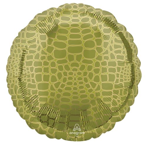 Aligátor mintás Wild fólia lufi 43 cm