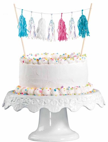 Sellő Colorful torta dekoráció 15 cm