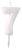 Fehér White csillámos gyertya 7-es 6,5 cm