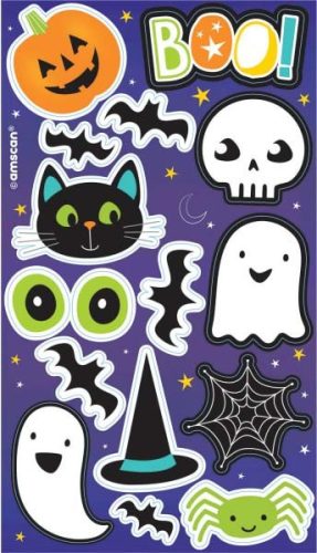 Halloween Boo matrica 4 ív