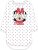 Disney Minnie Peek-a-Bow gyerek hálóing 3 - 8 év / 98 - 128 cm