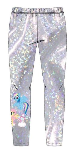 Én kicsi pónim Fluttershy hologrammos gyerek leggings 4 - 9 év / 104 - 134 cm