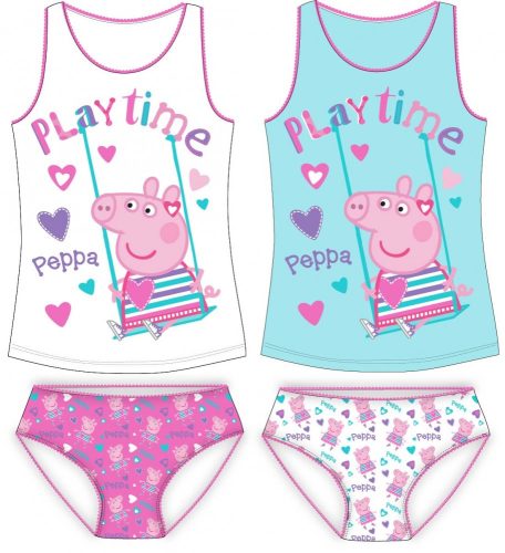 Peppa malac Playtime trikó + bugyi szett 3 - 8 év / 98 - 128 cm