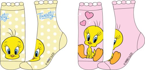 Bolondos Dallamok Tweety Love gyerek zokni 23-34